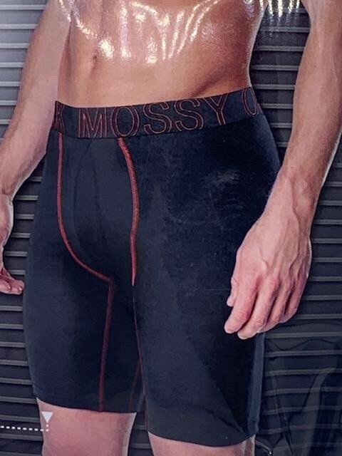Mossy Oak Men’s Boxer Brief 9” thigh length Moisture Wicking 2XL (44-46) New