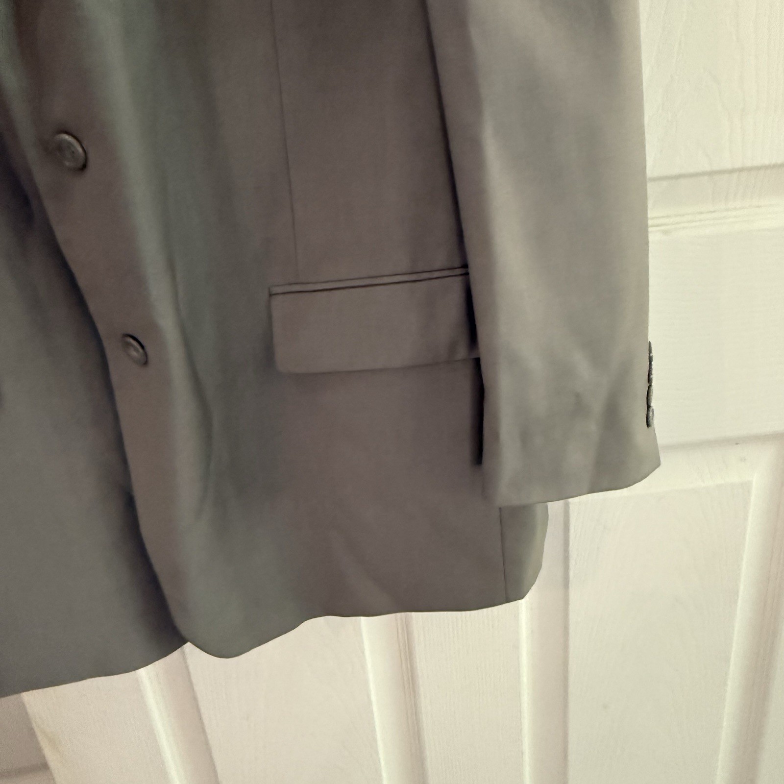 Lineage Milan New York 3 Button Beige Jacket Mens Superior 150’s Business