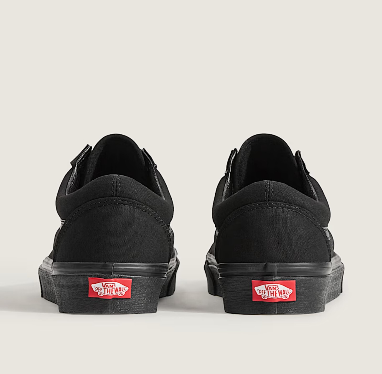 VANS OLD SKOOL BLACK/BLACK LOW CANVAS SNEAKER UNISEX SHOES