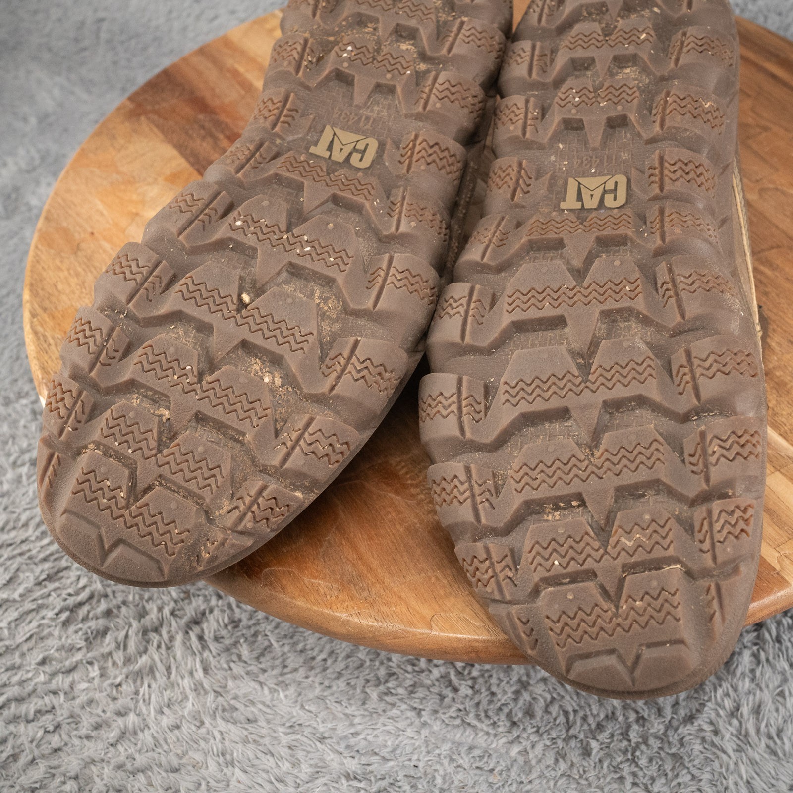 Caterpillar Men Fused Slip On Shoe Brown Casual Size 9