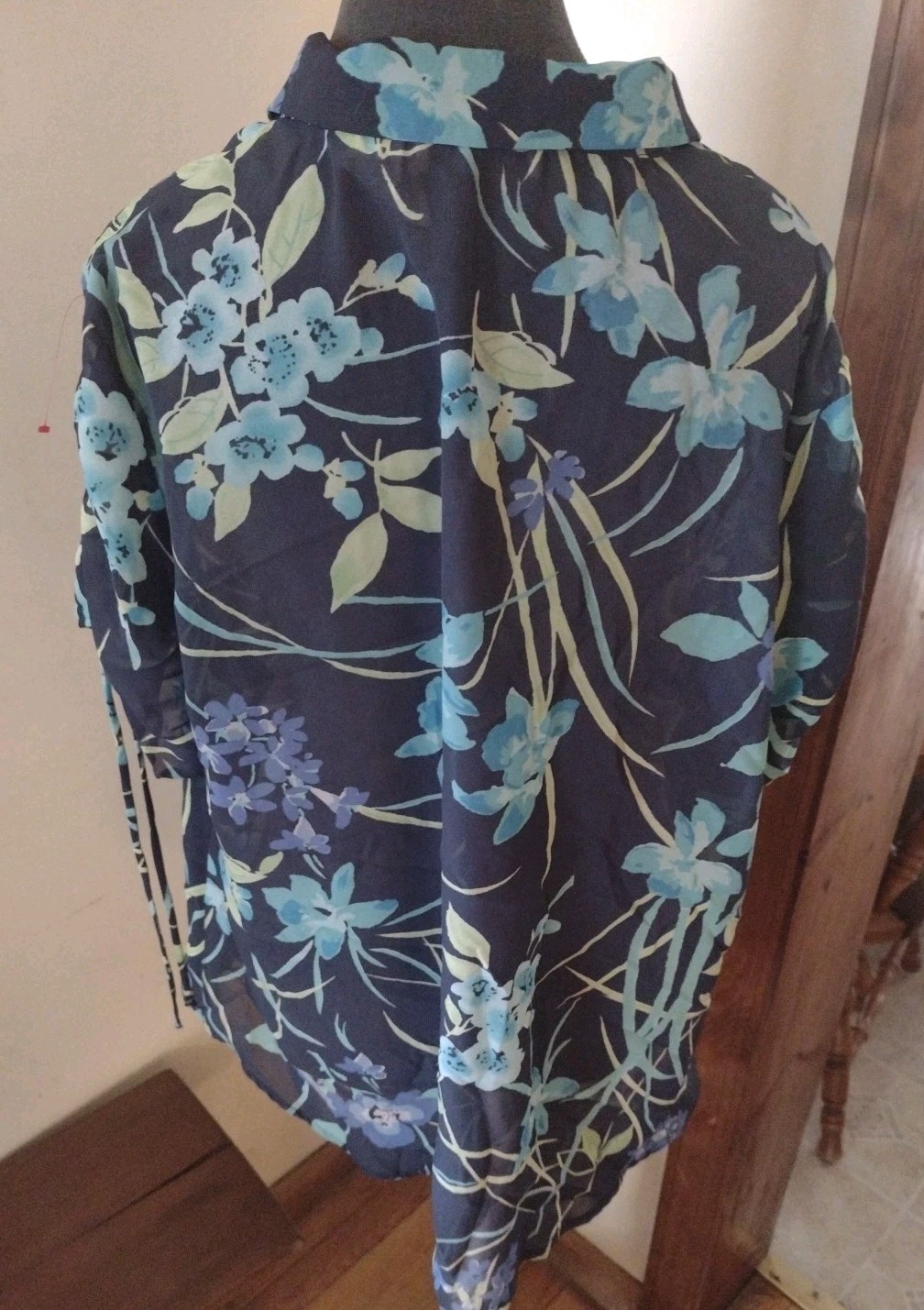 Womens Set Maxi Dress With Button Up Top Size 18W/20W By White Stag