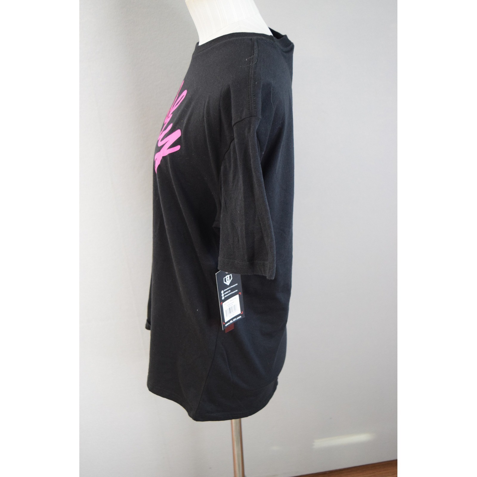 Baseball Lifestyle 101 Mens FilthyT Shirt Black Pink Medium New Short Sleeve