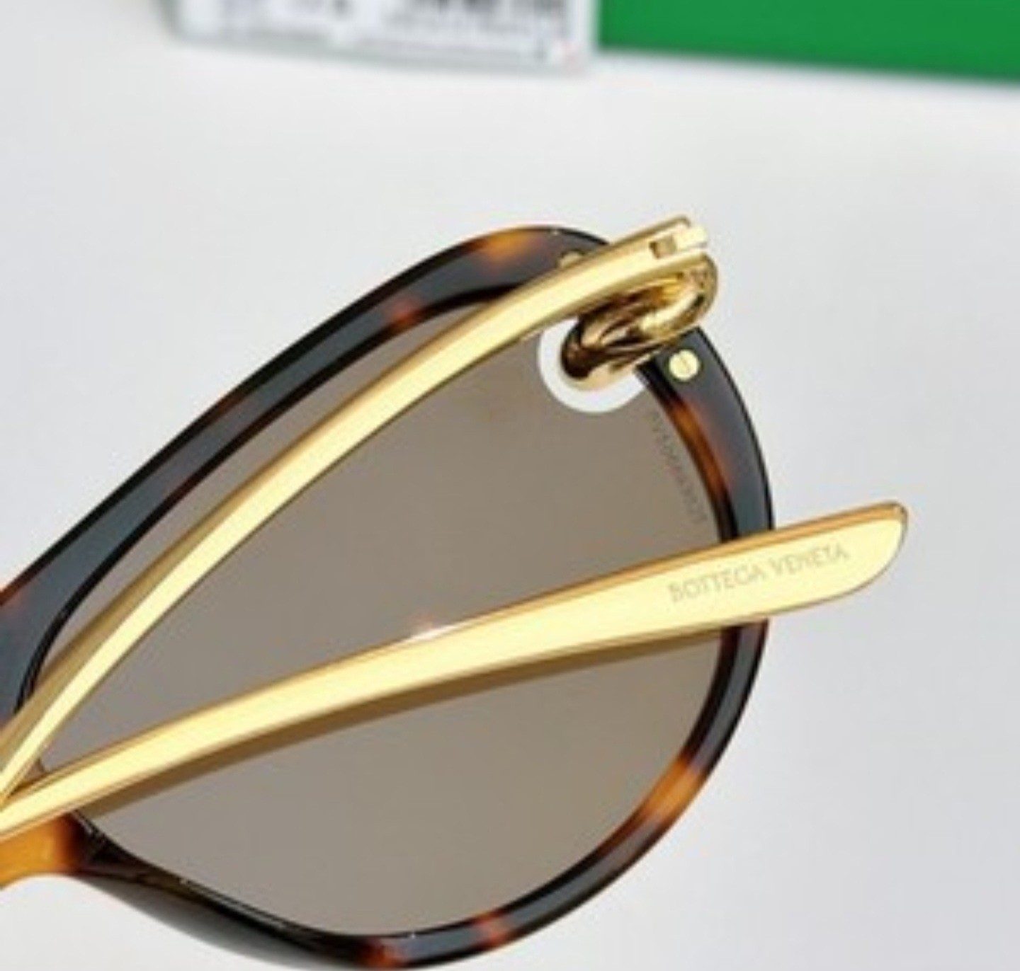 BOTTEGA VENETA BV1418S TORTOISESHELL FRAME BROWN LENSES