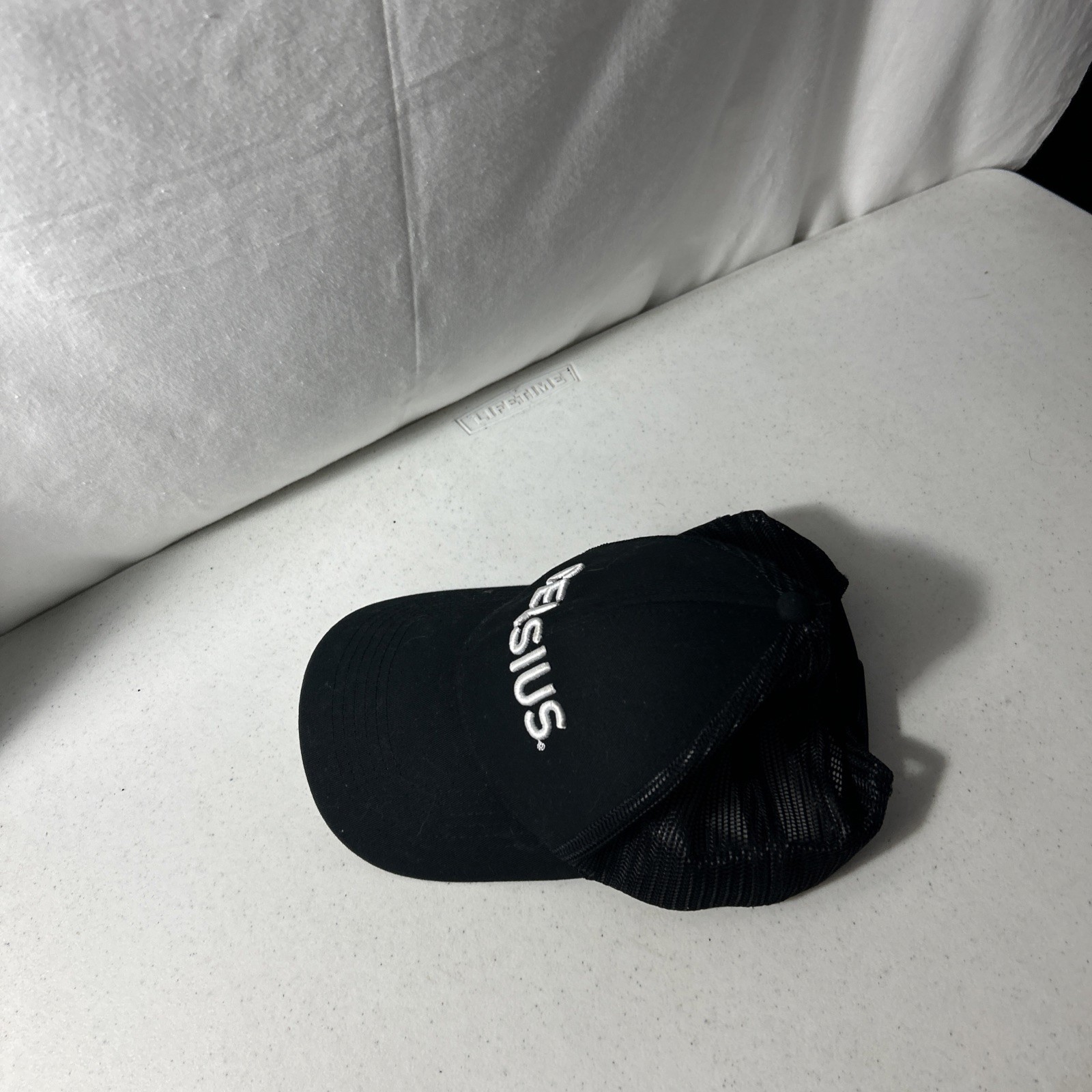 Celsius Adjustable Strap Mesh-Back Black Hat