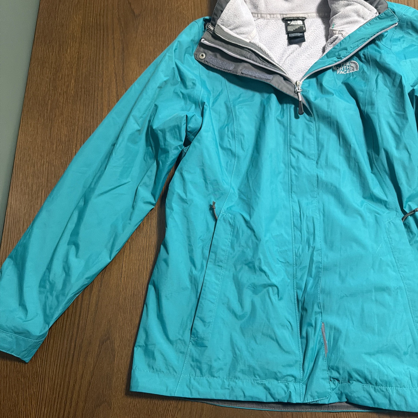 The North Face Jacket Womens HyVent 3-in-1 Waterproof Removable Poly Liner Sz L
