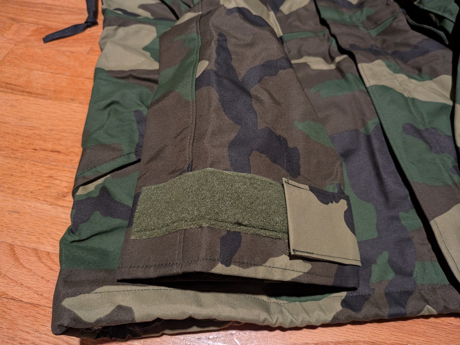 Raven Goretex ECWCS Woodland Camo Parka Cold wet Weather Jacket M-L E33