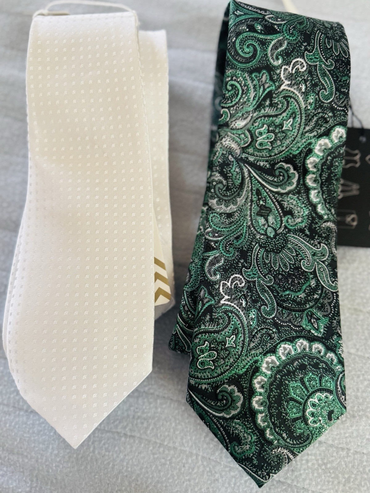 Barry Wang tie And formal tie . New. 62” And 59•” Length. Set of two ties.