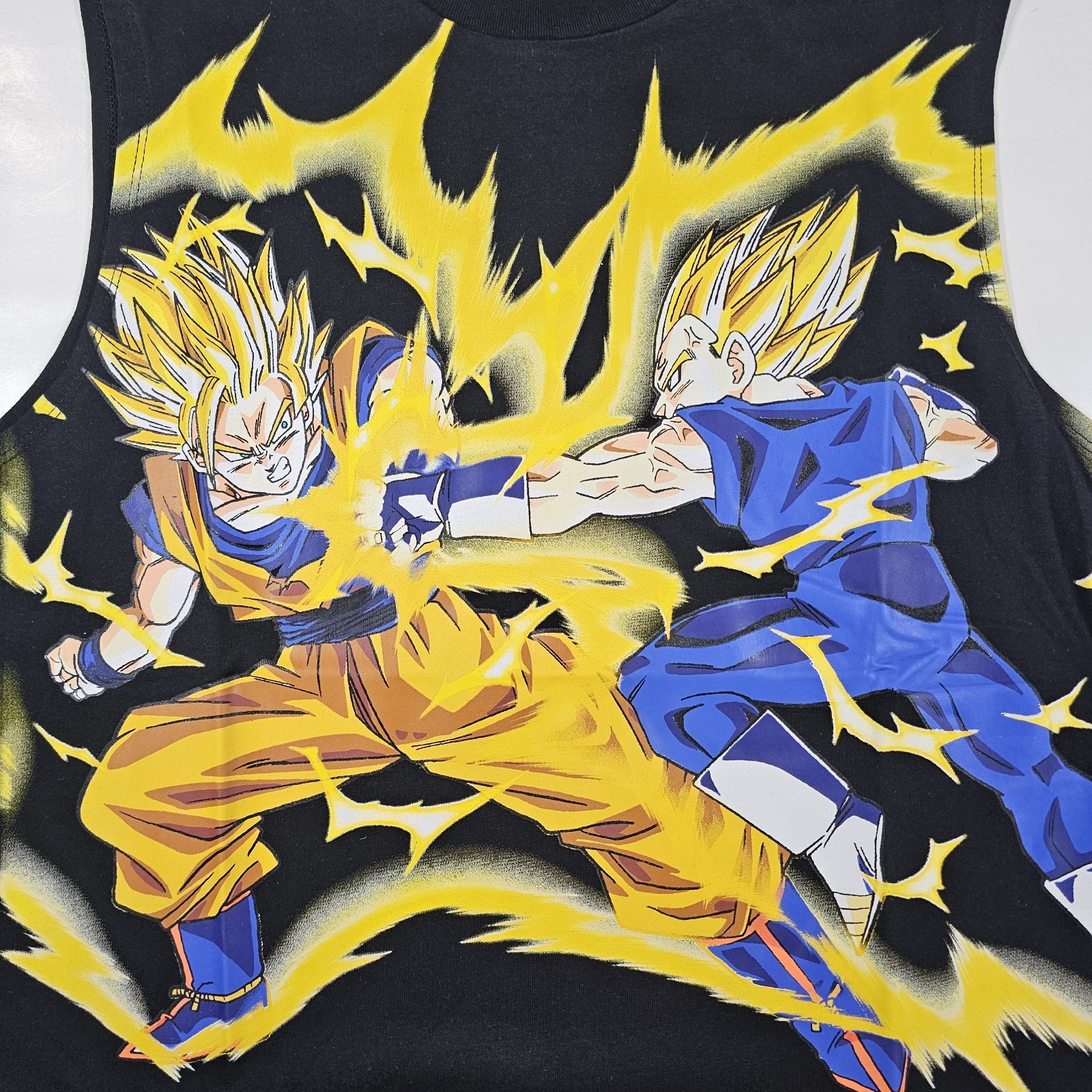 Dragon Ball Z Toei Animation Goku Vs Vegeta Muscle Tank Top Men’s M Black NEW