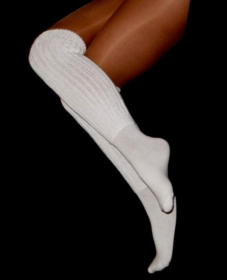 Slouch Socks Scrunch Calf to Knee Workout Long Hooters Uniform run walk warm new