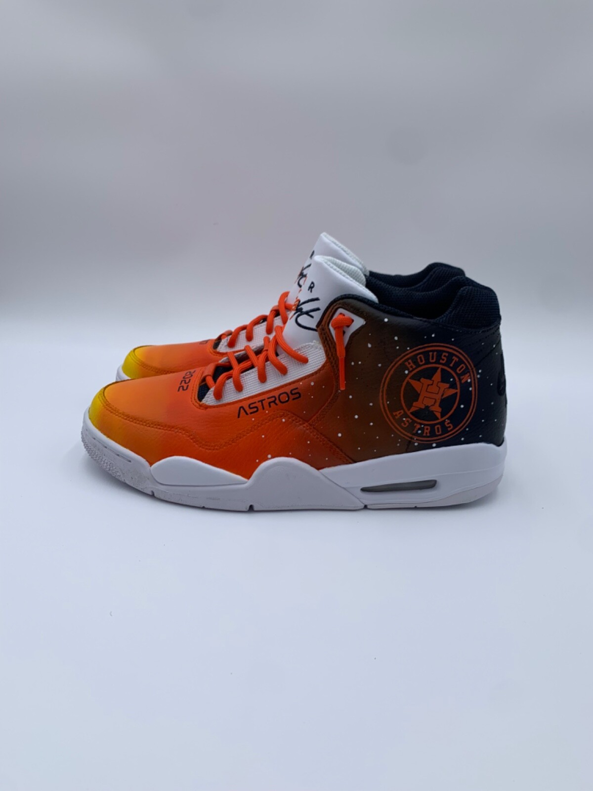 Custom Houston Astros Nike Flight Legacy Shoes sz 10