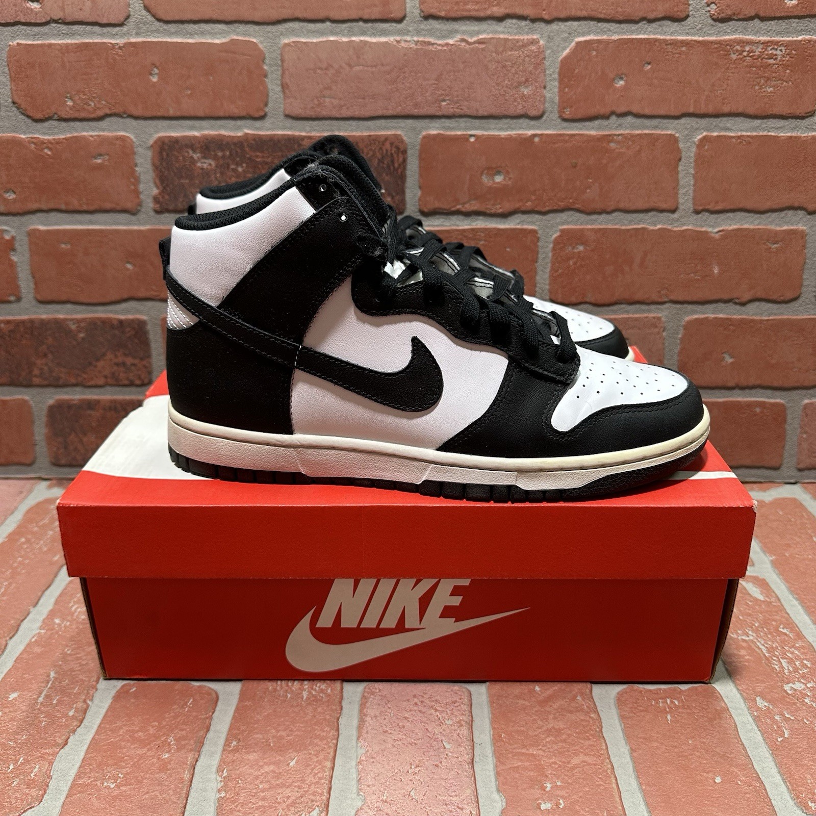 NIKE DUNK HIGH PANDA BLACK WHITE (2021) SNEAKERS SHOES MENS DD1399 103 SZ 9.5
