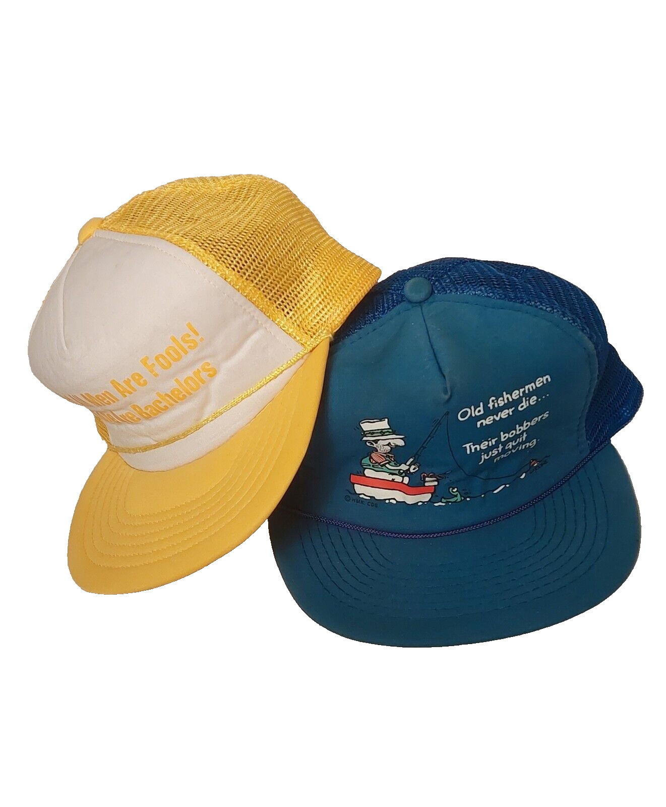 Vintage Funny Trucker Hat Snapback Men’s Humor Novelty Hat Fishing