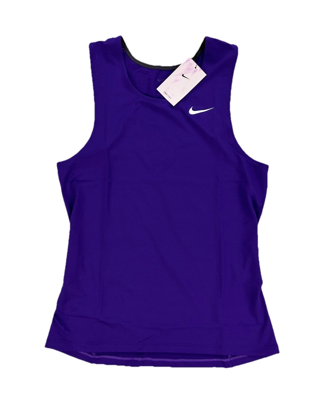 NEW Nike Dri-Fit Stock Muscle Tank Top Shirt Sleeveless Purple Mens CV2697-546