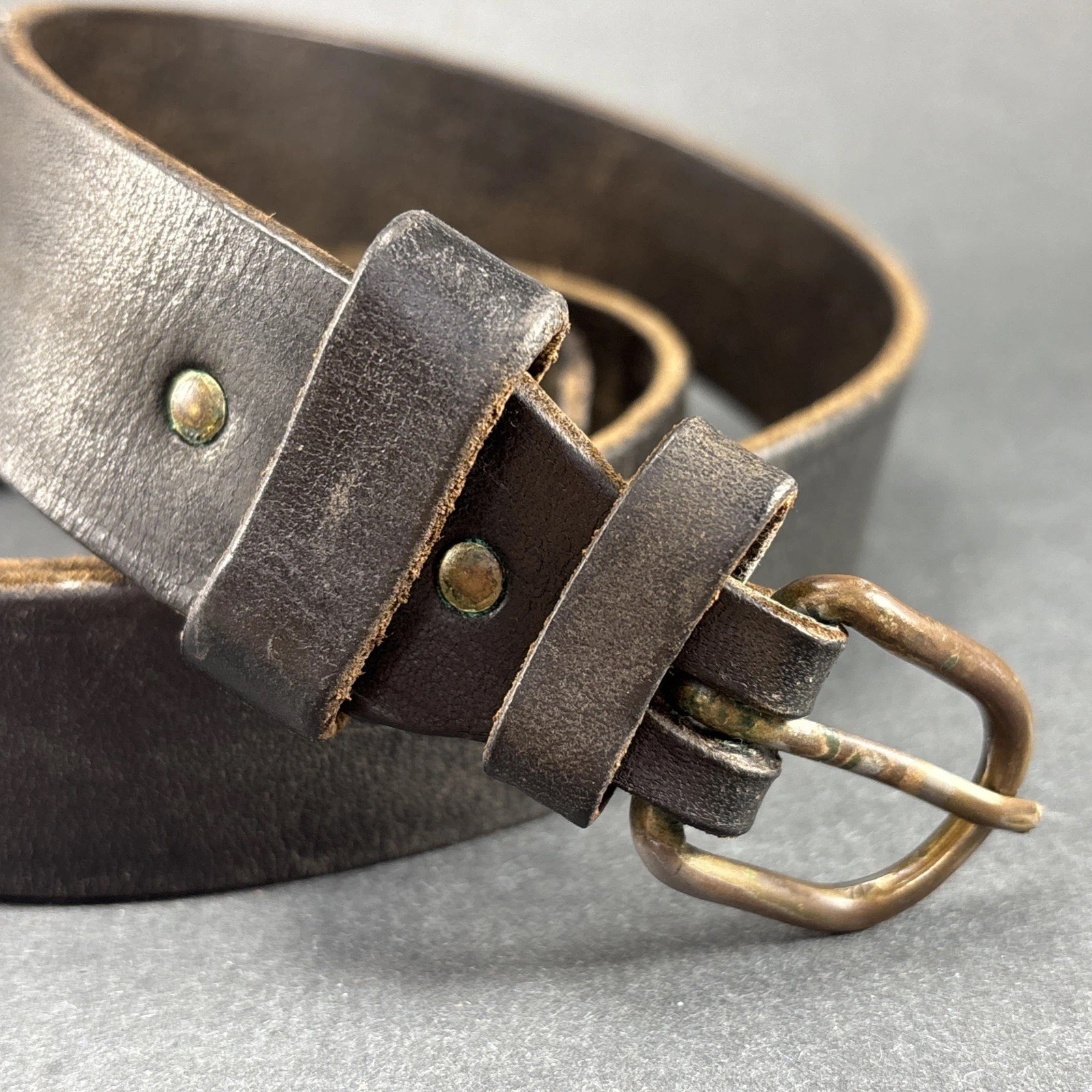 Redback mechanic’s belt 39 dark brown leather auto utility cargo Non Scratching