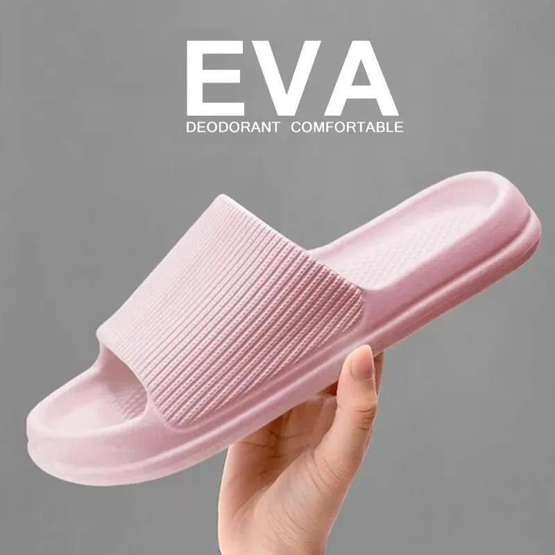 Soft Sole Massage EVA Bathroom Slippers Non-Slip Shower Slides Unisex Shoes