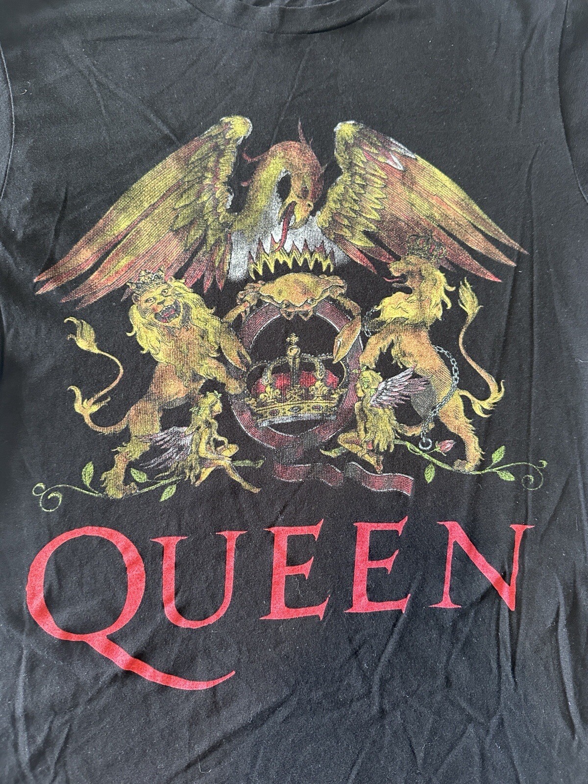 A1 Queen Band Official Merch Promo T Shirt Adult Small Black