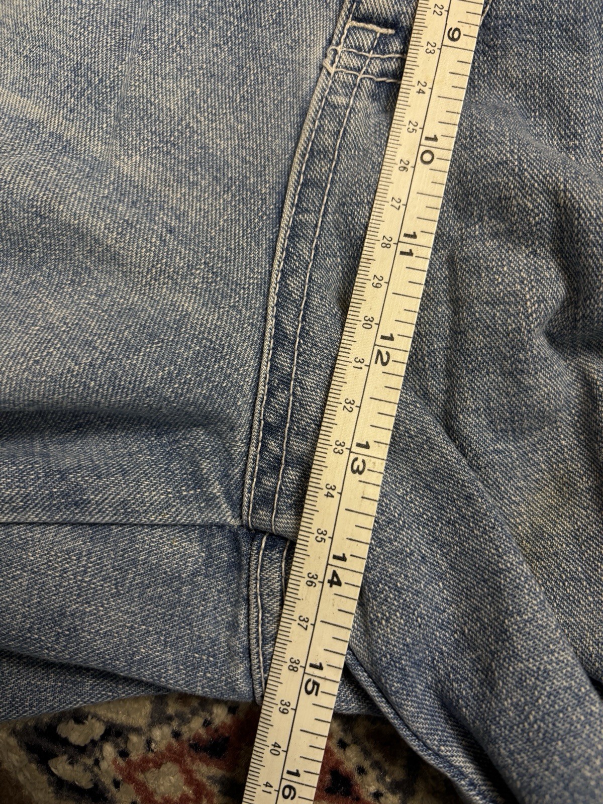 Maxon Baggy Cargo Jeans Y2K Vintage Wide Leg Light Wash Denim L