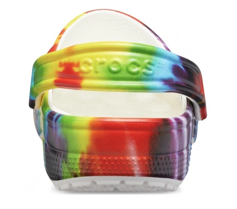 Crocs Classic Clog Unisex Tie Dye Multi Color Graphic 205453-90H
