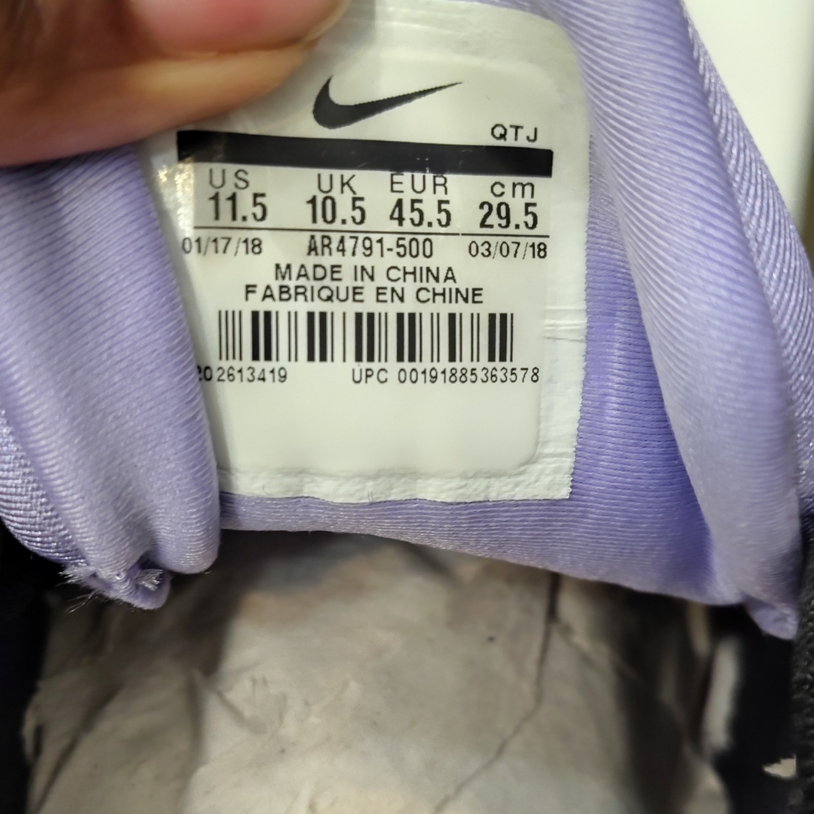 Nike Air VaporMax Plus Be True Pink Purple Black AR4791-500
