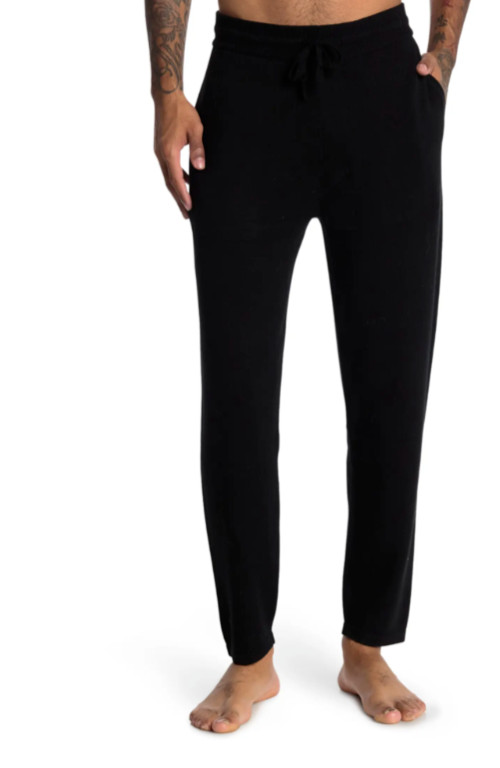 AMICALE Men’s GREY MEDIUM 90% wool 10% cashmere Lounge jogger pajamas Pant $295