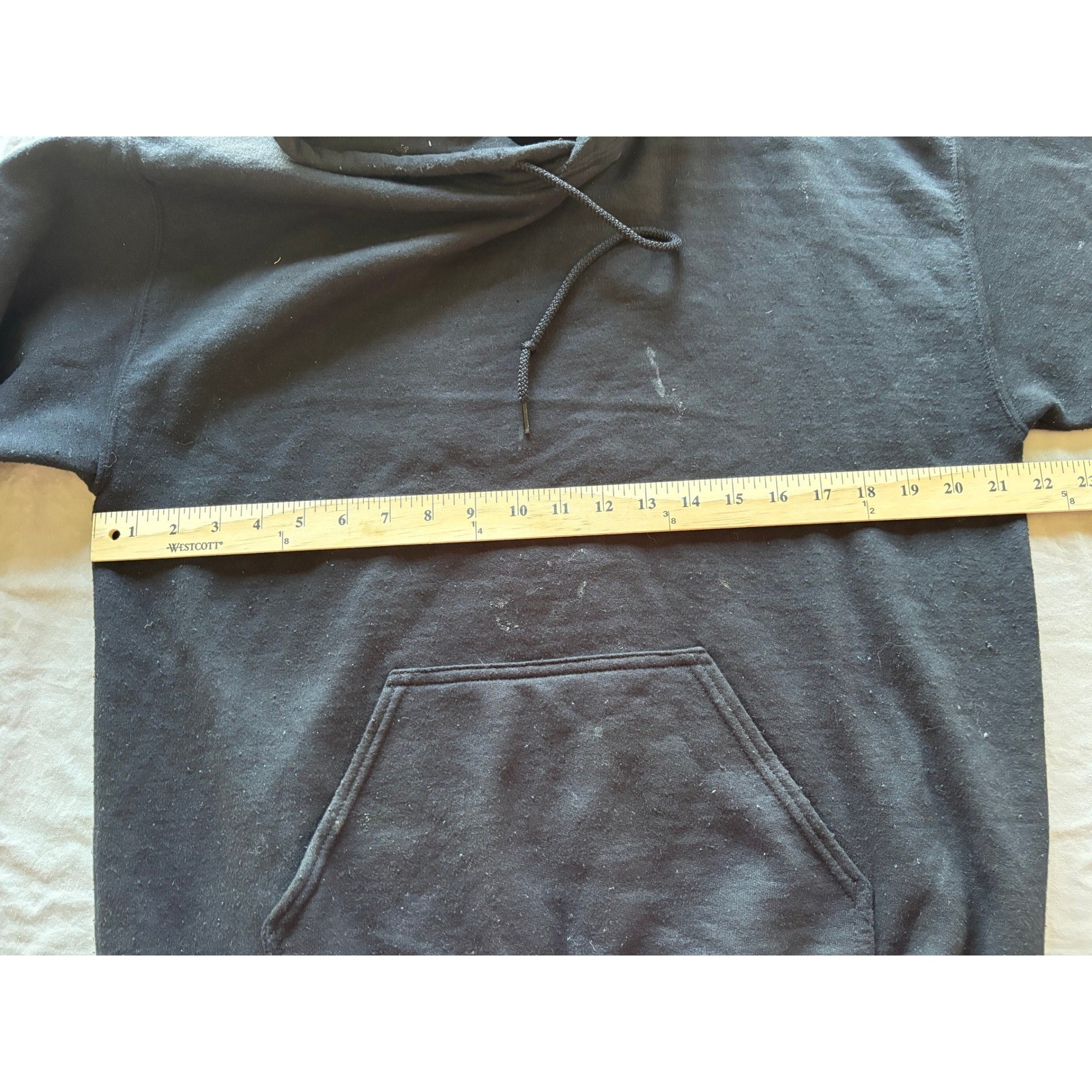 Gildan DryBlend Mens Medium Black Pullover Hoodie Fleece Sweatshirt Plain M