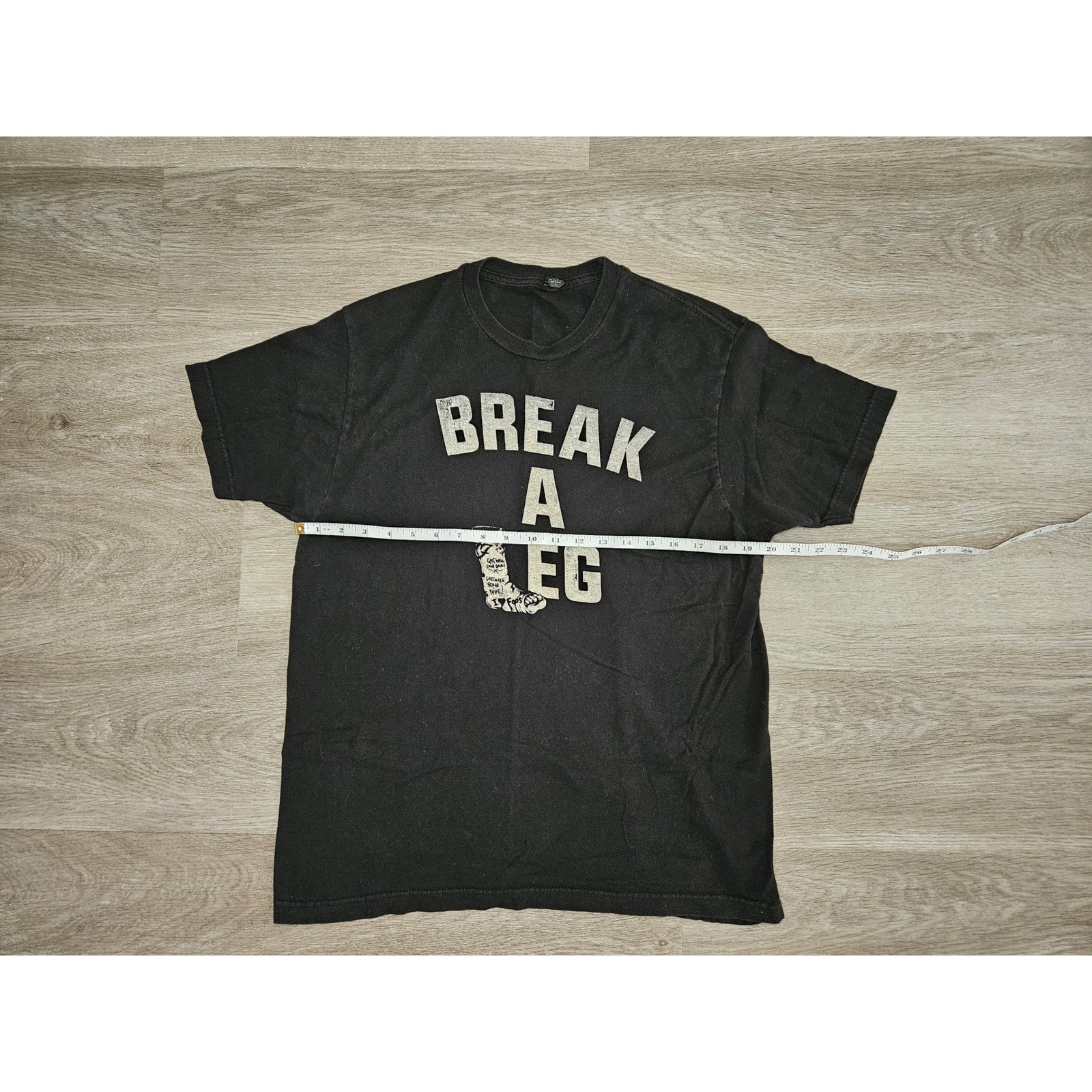 Foo Fighters Broken Leg Tour 2015 Shirt Mens Large Black Vintage Tultex Band Tee