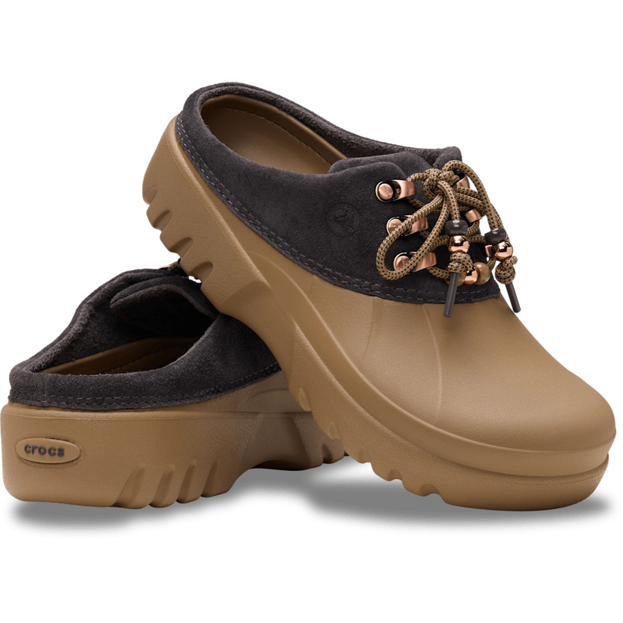 Crocs Axle Suede Mule Sepia Dark Cocoa 214137-2MV Unisex Size