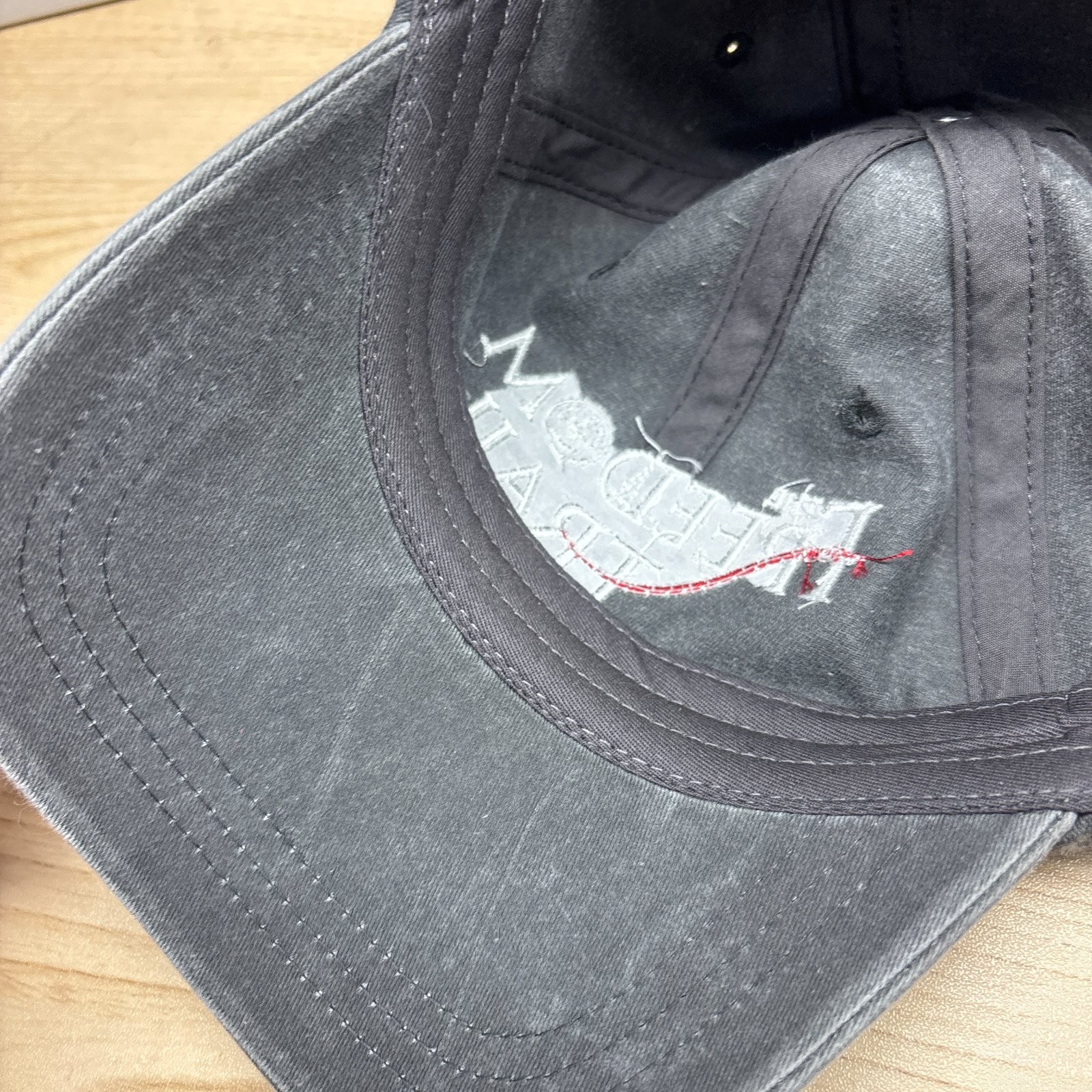 Freedom Trail Hat Cap Strap Back Gray Boston Massachusetts Paved With History