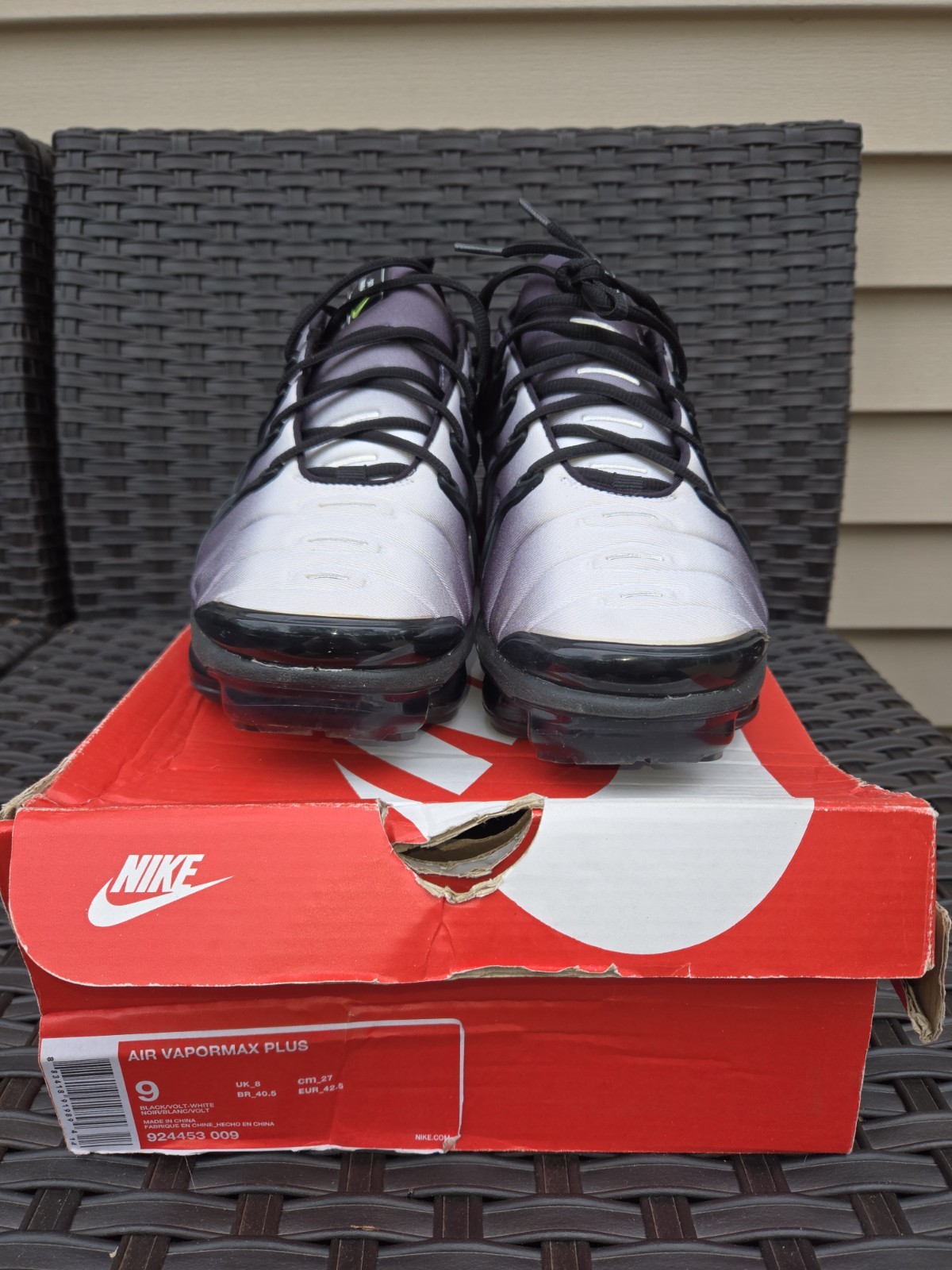Nike Air VaporMax Plus Neon 95 Men’s Sneakers Black/Green/White 2018 924453-009
