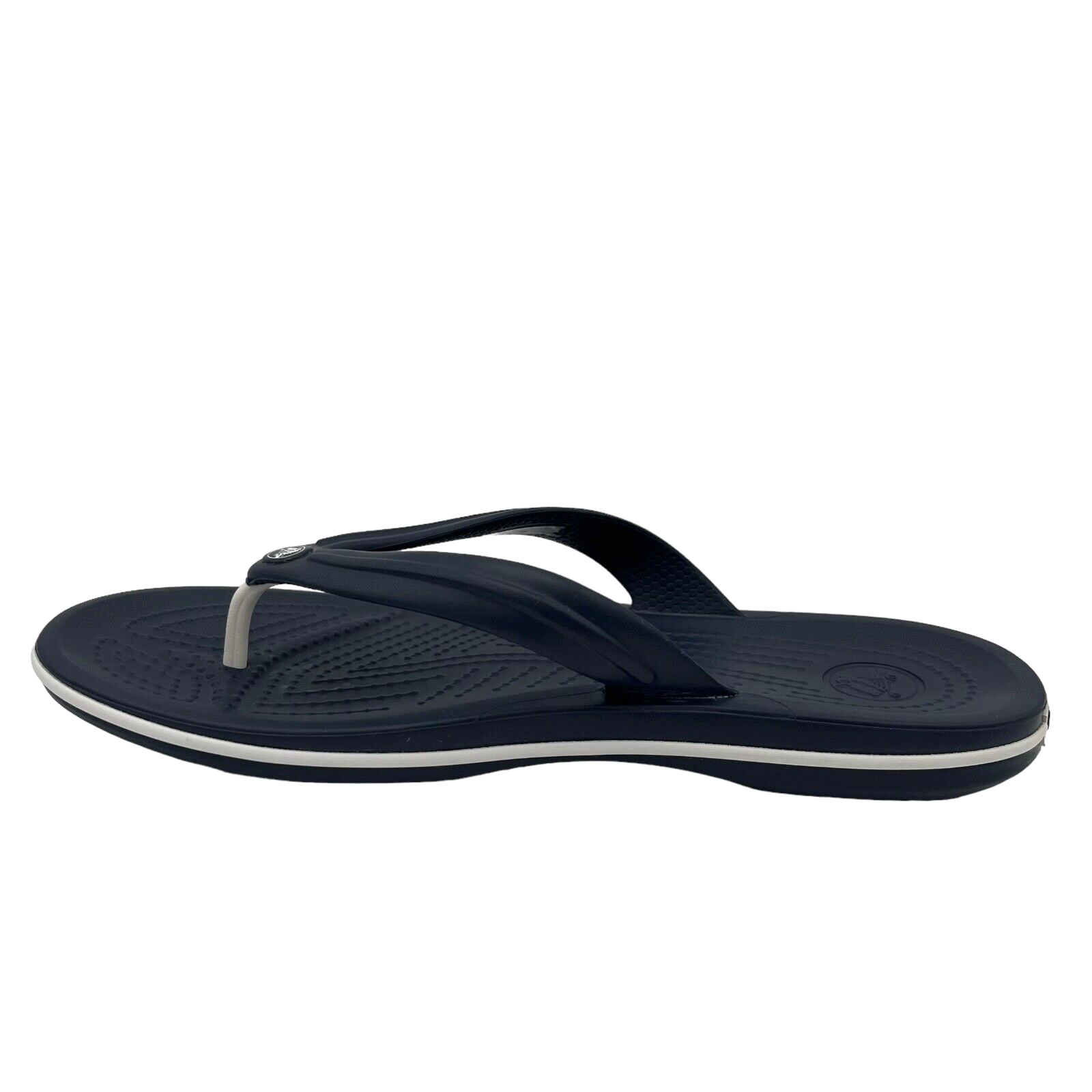 Crocs Men’s Flip Flop Sandal Size 9 Navy Water Friendly Lightweight & Comfy