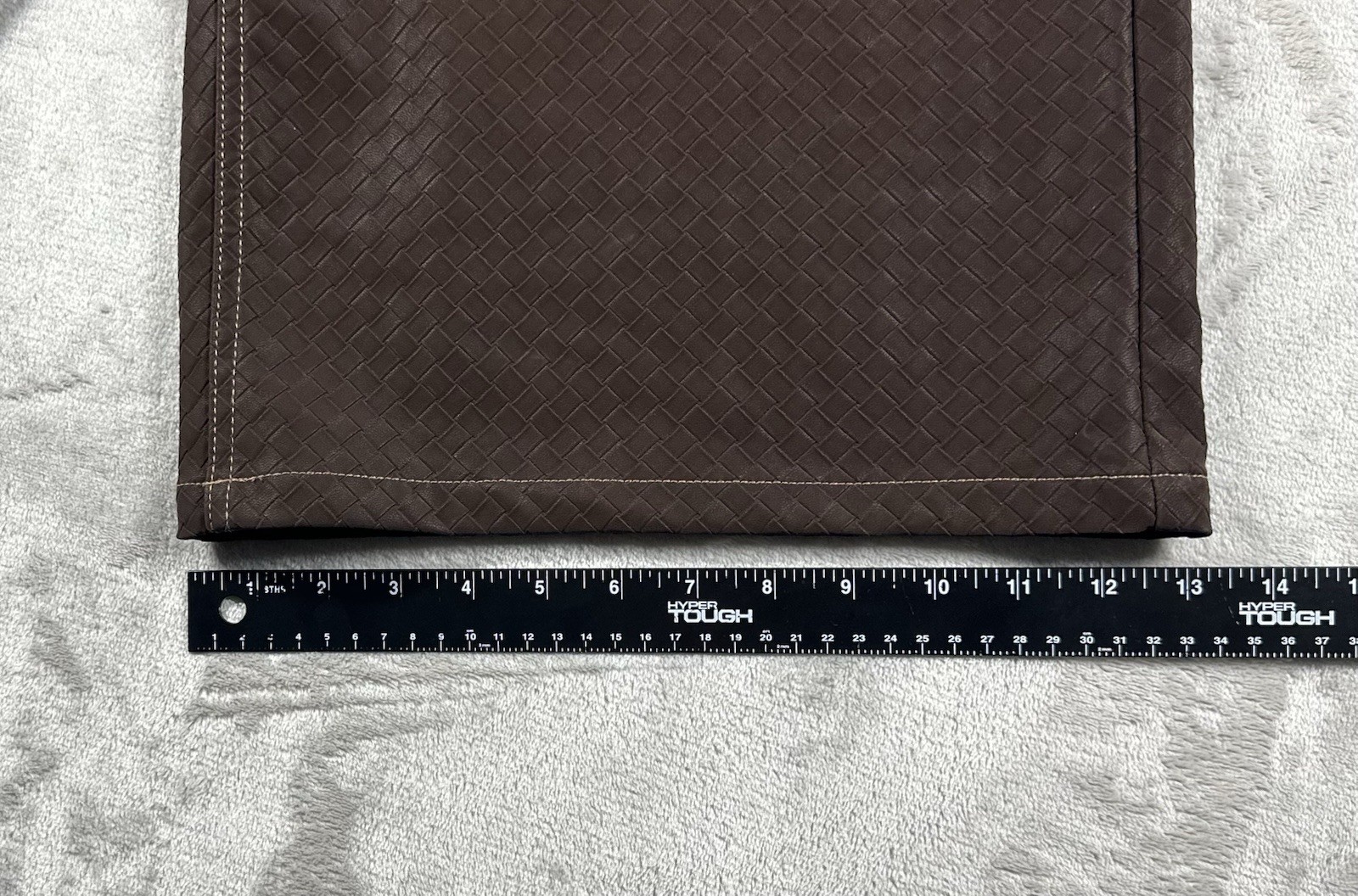 Scuffers Long Baggy PU Shorts Jorts 13” Mens 34 (Actual Waist 27”) Brown Skater