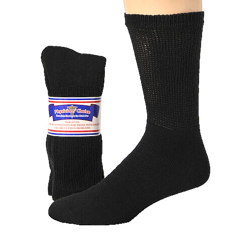 12 Pairs Womens Physicians Choice VENTILATED Diabetic Crew Socks VARIETY US Made