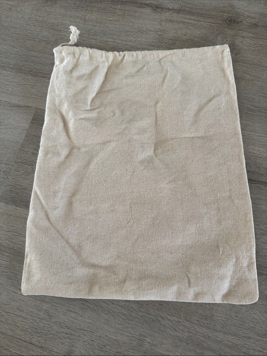 Authentic Carmen Sol Canvas drawstring Dust Bag Made In Italy 14X11 inches