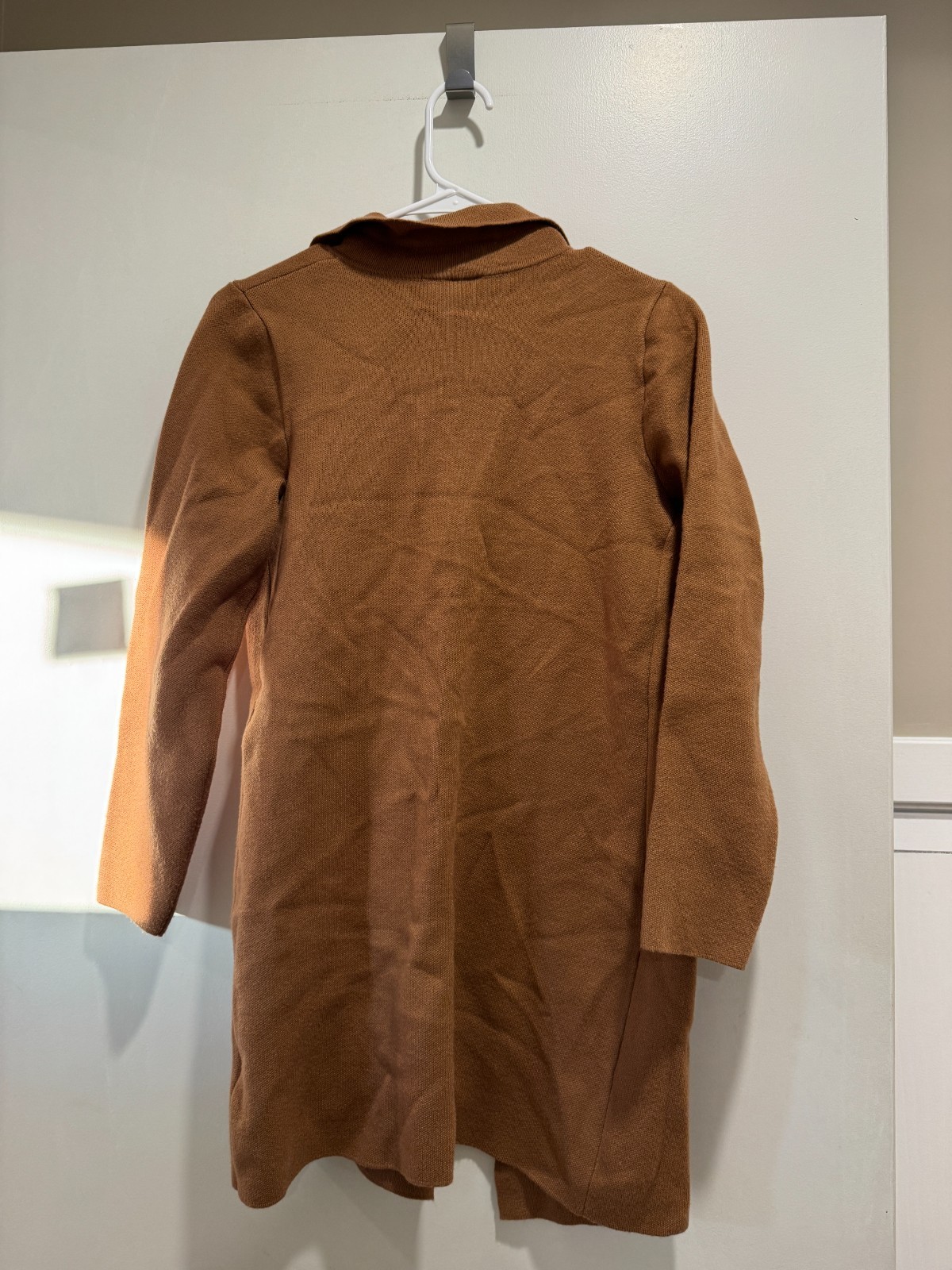 STYLISH! Fortune + Ivy SMALL Brown Poly/Rayon Cardigan