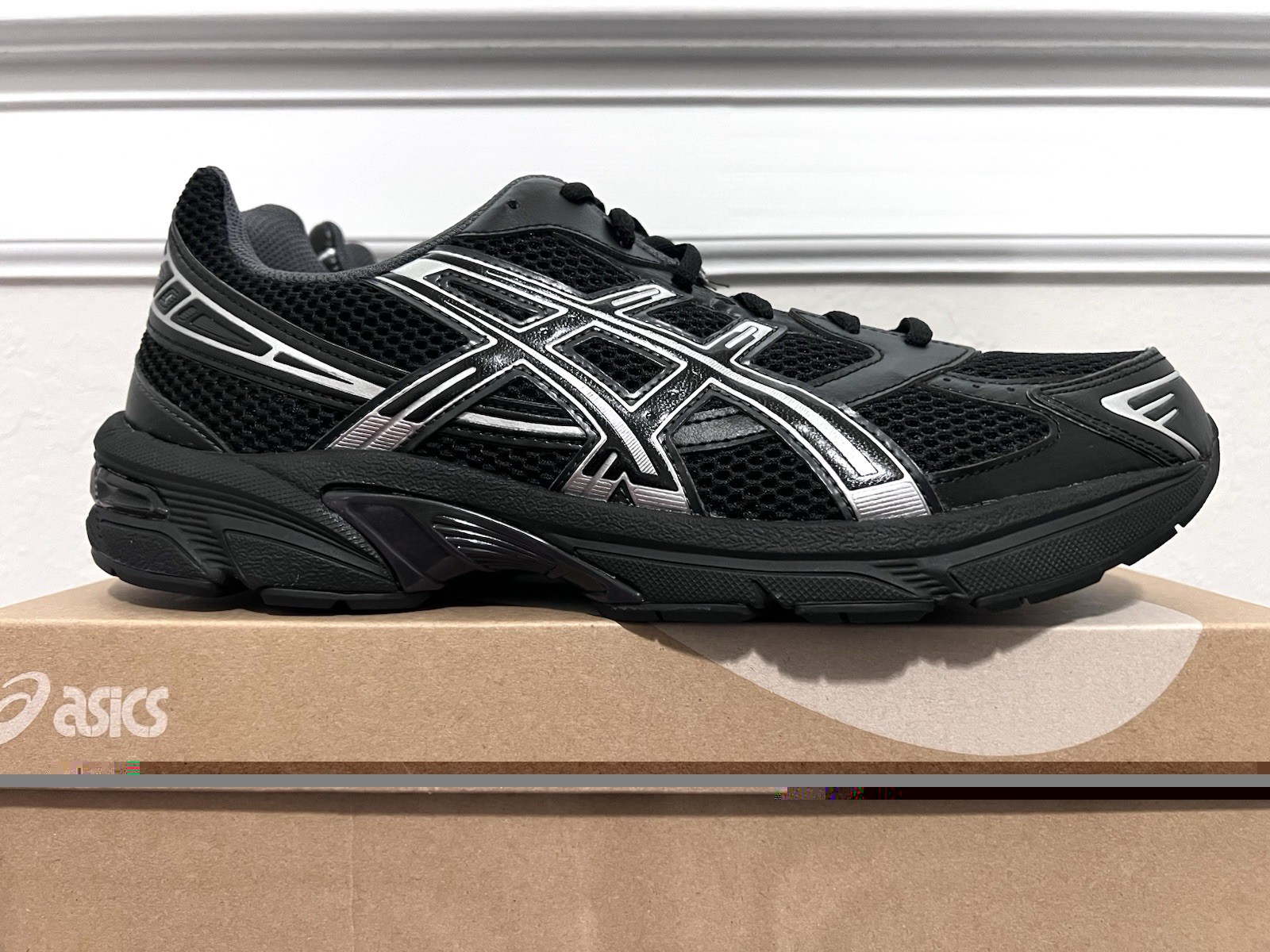 Size 11.5 – Asics Gel-1130 Black Pure Silver (1201A906-001)