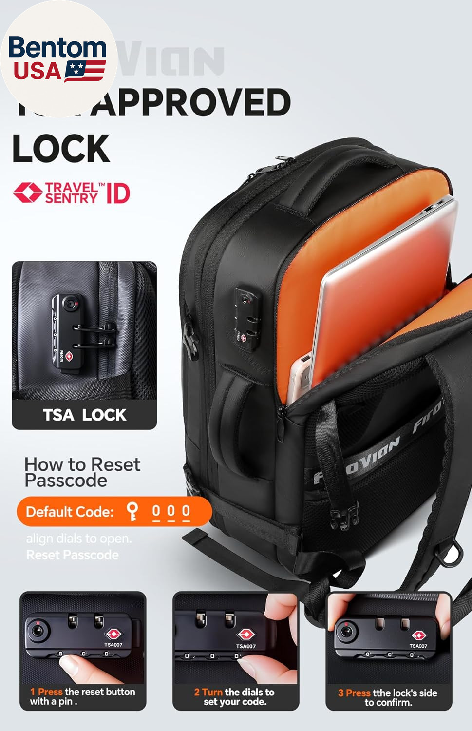 Vacuum Backpack Travel, 70L Expandable Carry on Backpack with Compression System
