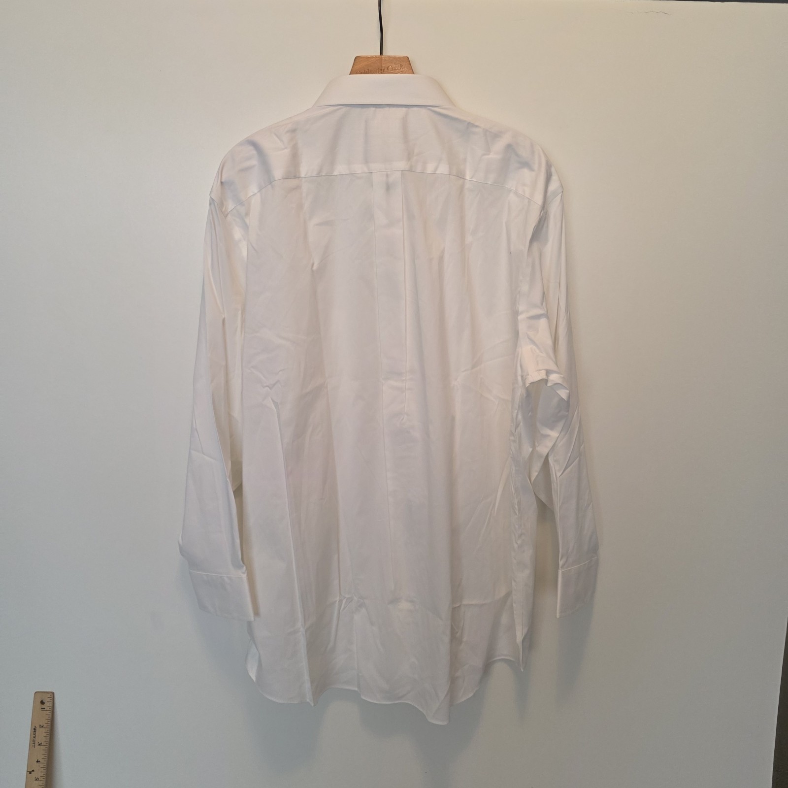 Stafford Smart Tech Poplin Dress Shirt White Mens XL 17-17.5 / 32-33 NEW NWT