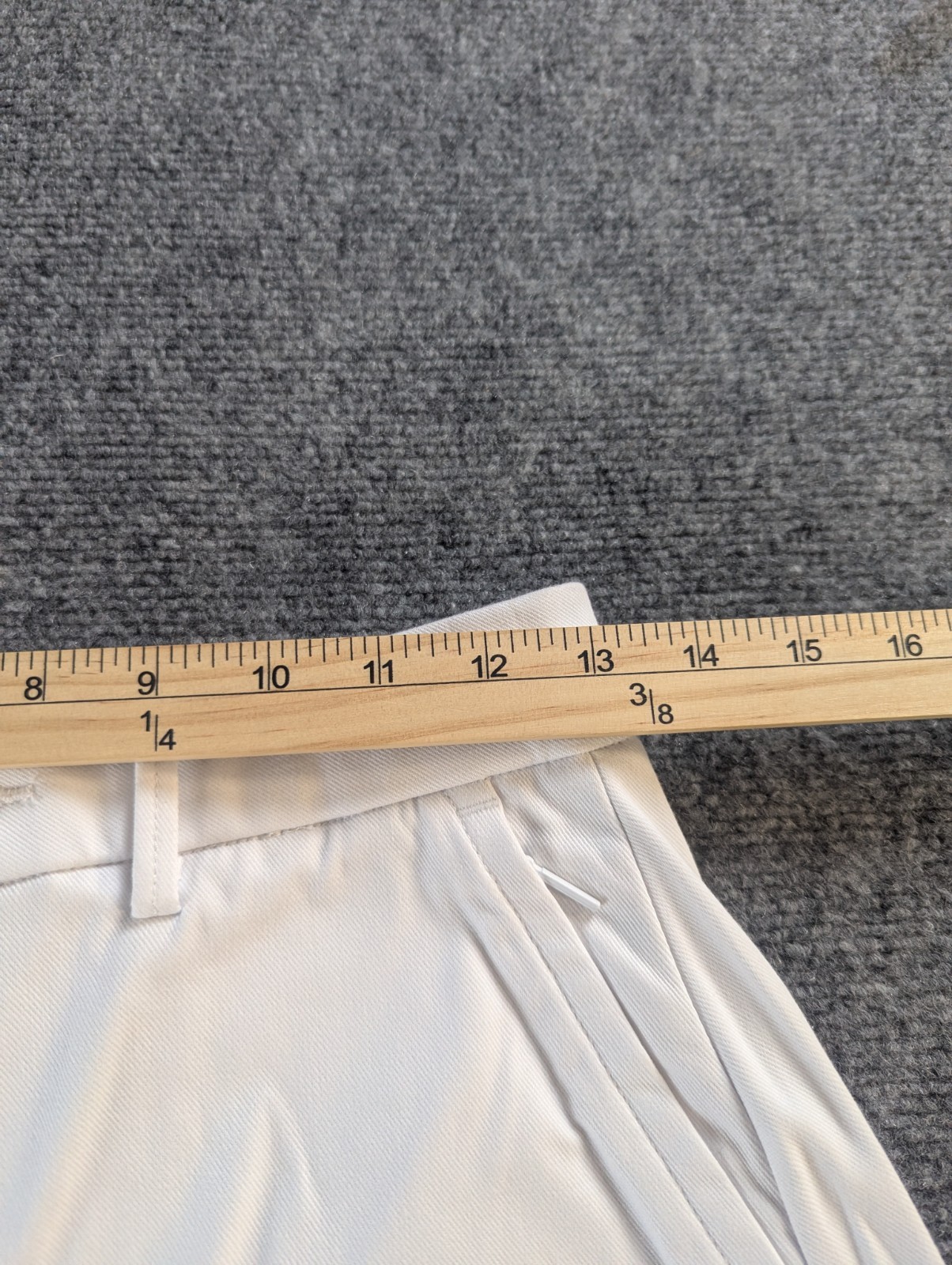 Spanx Shorts Women’s S Stretch Twill White High Rise Shaping Pull On Pocket