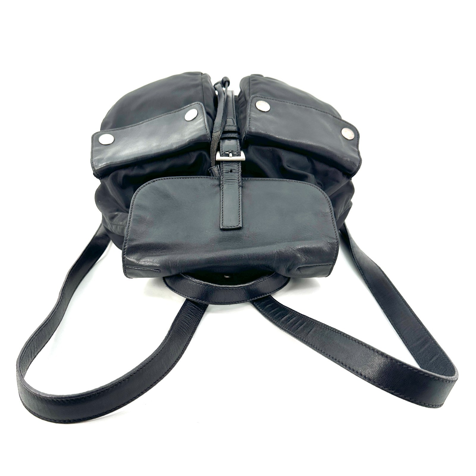 PRADA Rucksack Nylon Logo With Dust Bag