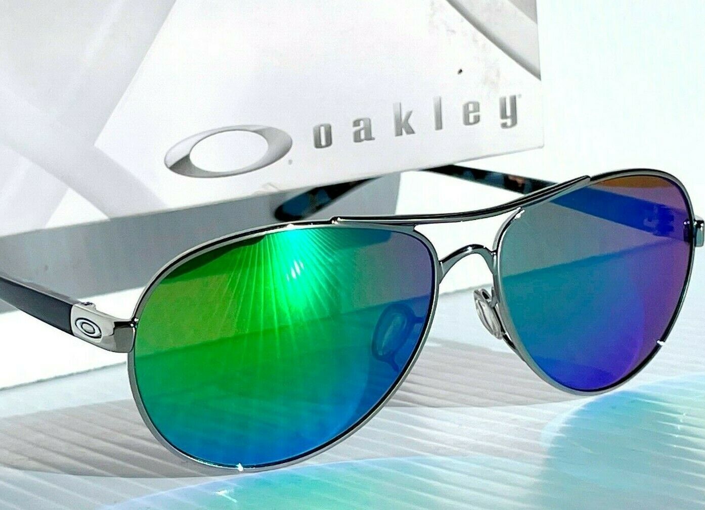 NEW Oakley TIE BREAKER Polarized JADE Replacement LENS ONLY SPECTRA US 4108