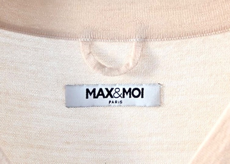 Max&Moi Wool Silk and Cashmere Set Cardigan and Top Size S