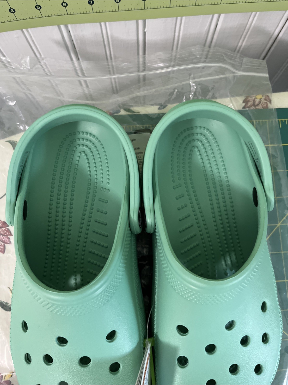 Crocs Classic Clog Slip On 10001-3UG Adult W8 M6 US Jade Stone Mint Green NWT