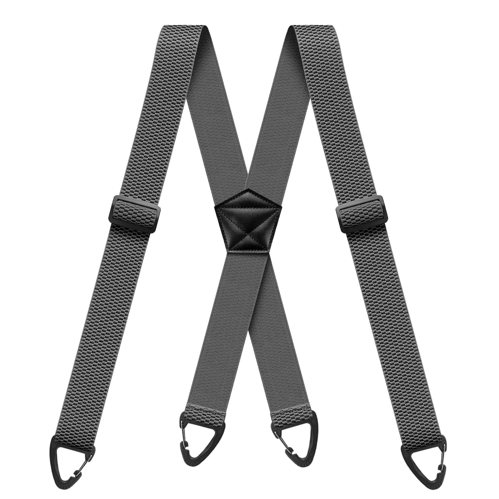 Suspenders for Men Heavy Duty X Shape Back Hidden Suspender 1.5″ Under Clothing