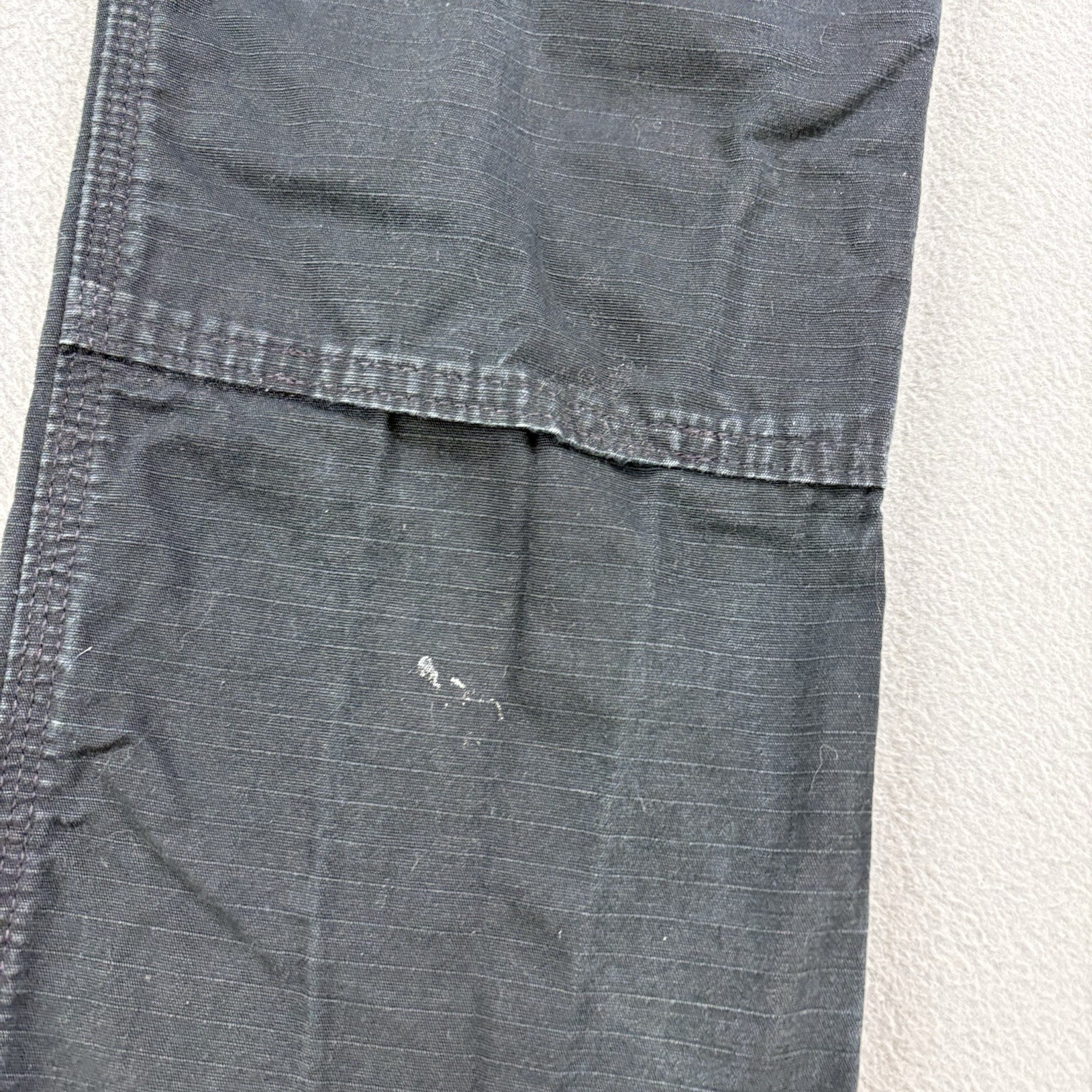 Carhartt Double Knee Cargo Pants Size 30×29.5 in. Black B342 BLK
