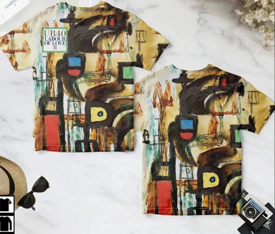 UB40 Labour Of Love II Reggae Album Cover AOP Unisex T-Shirt GE815