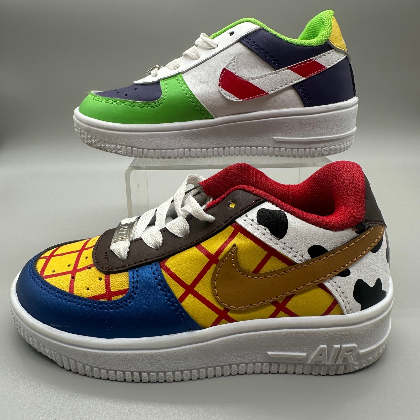 Toy Story Custom Nike Air Force 1 Sneakers Toddler 10C-11C Colorful Woody Buzz