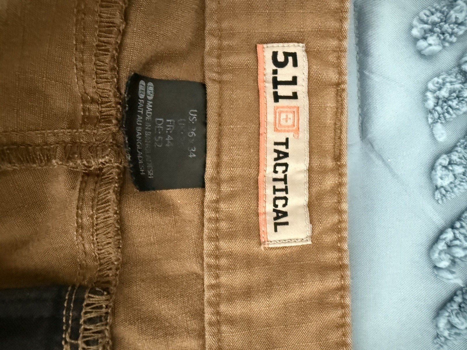 5.11 Tactical Men’s Brown Taclite Pro Ripstop Cargo Utility Pants 36×34