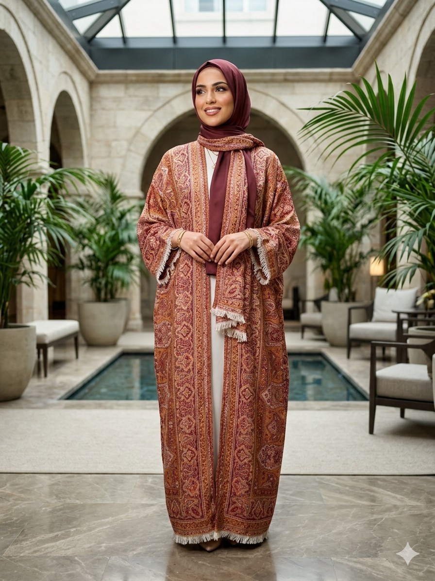 Pashmina Abaya With Scarf Only.Size 50,52,56 Available. (NO RETURNS ACCEPTED)