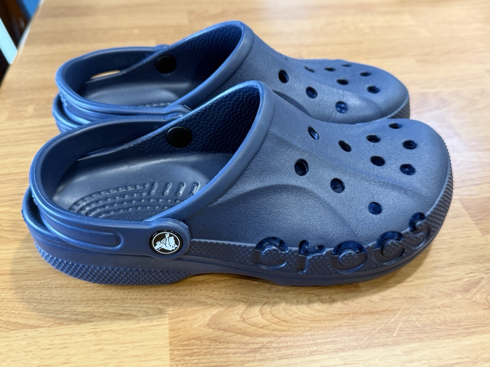 Crocs Baya Clogs Navy Blue Women 8 from my personal collection EUC