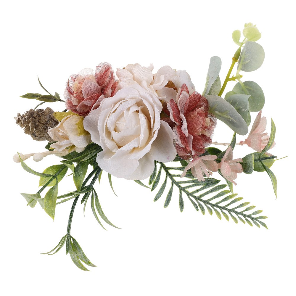 Decorative Wedding Hair Accessories White Bridal Hair Side Comb for Women